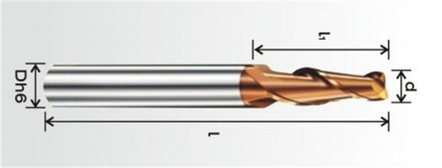 TX2L double-edged cutter spiral slope