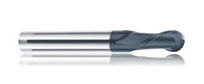 Two flute ball end mill