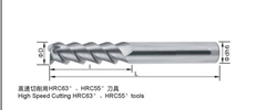 4 long blade-shaped aluminum special cutter blade