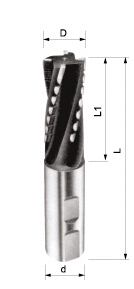 硬质合金焊削平型直柄玉米铣刀